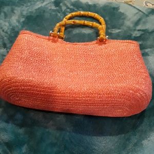 Straw handbag